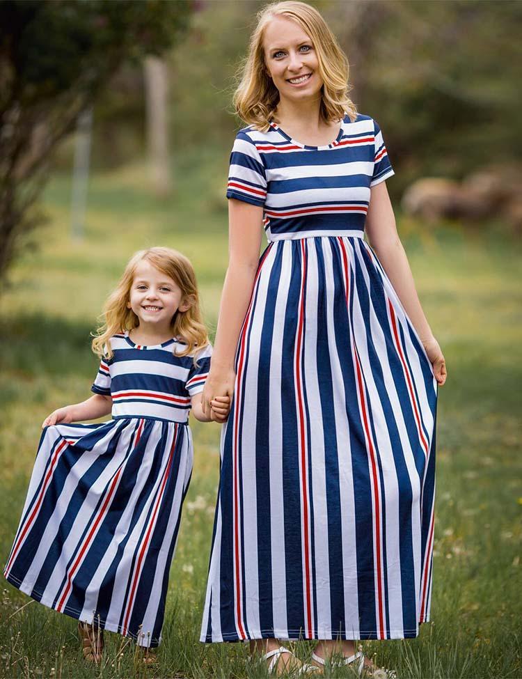 Stripes Family Matching Dress - Mini Berni