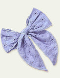Today Only - Embroidery Bow Barrettes - Mini Berni