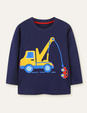 Truck Printed Long-Sleeve T-shirt - Mini Berni