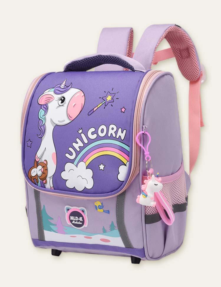 Unicorn Printed Schoolbag Backpack - Mini Berni