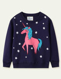 Unicorn Printed Sweater - Mini Berni