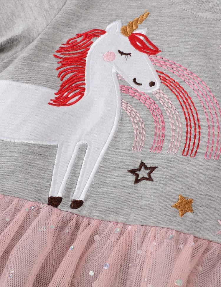 Unicorn Star Tulle Dress - Mini Berni