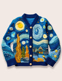 Van Gogh Starry Night Cardigan - Mini Berni