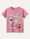 Work Vehicle Printed T-shirt - Mini Berni