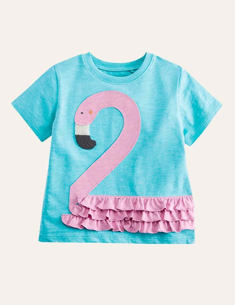 Animal Digital Appliqué T-shirt - Mini Berni