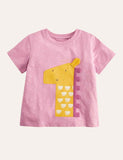 Animal Digital Appliqué T-shirt - Mini Berni