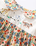 Animal Embroidery Floral Full Printed Dress - Mini Berni