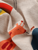 Animal Printed Long Sleeve Sweatshirt - Mini Berni