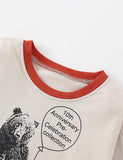 Balloon and Bear Printed Long-Sleeved T-shirt - Mini Berni