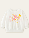 Butterfly Printed Long-Sleeve T-shirt - Mini Berni
