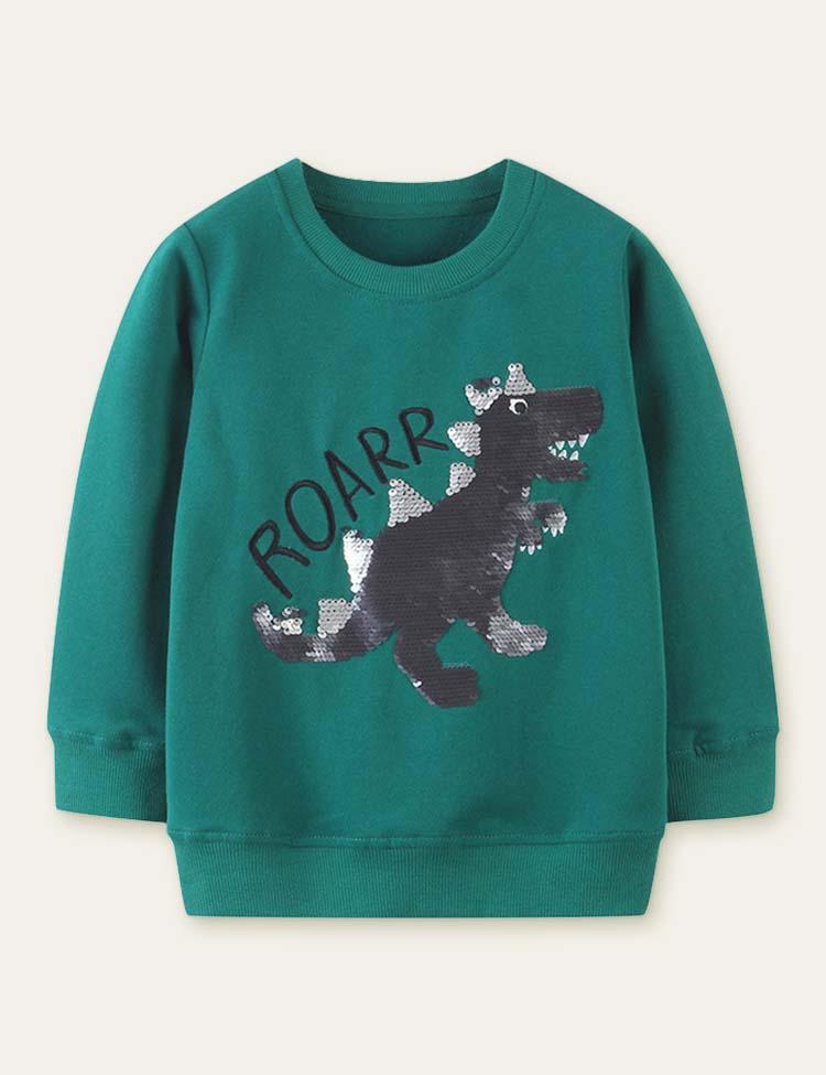 Cartoon Dinosaur Sweatshirt - Mini Berni