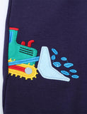 Cartoon Excavator Embroidery Sweatpants - Mini Berni