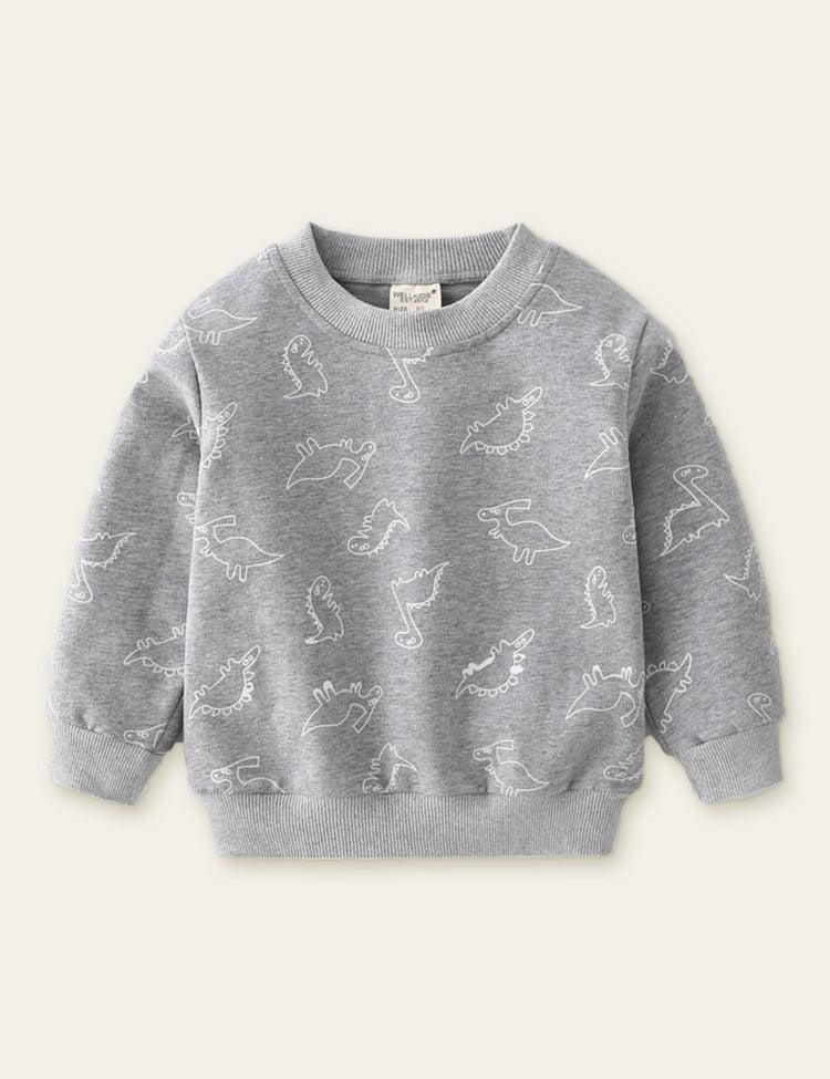 Dinosaur Full Printed Sweatshirt - Mini Berni