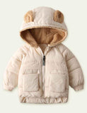 Fleece Zipper Cotton-Padded Jacket - Mini Berni