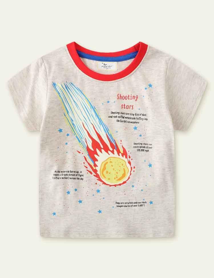 Glowing Star Print T-shirt - Mini Berni