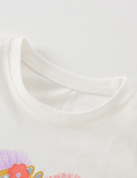Horse Head Printed Long-Sleeved T-shirt - Mini Berni