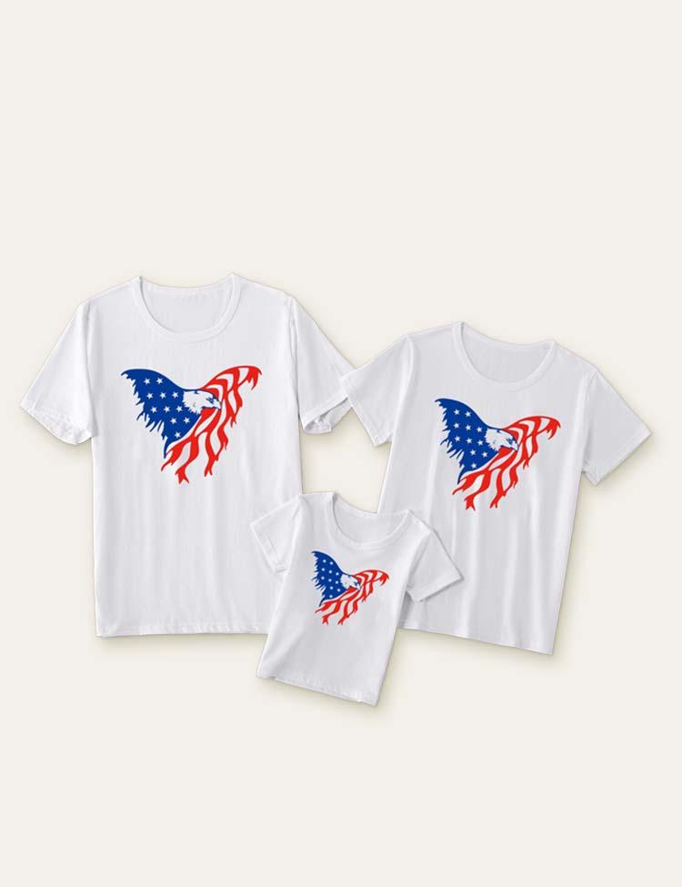 Independence Day Printed Family Matching T-shirt - Mini Berni