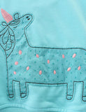Polka Dot Unicorn Embroidered Appliqué Sweatshirt - Mini Berni