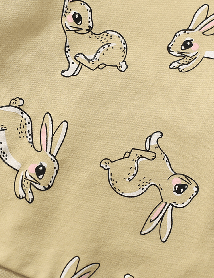 Running Rabbit Printed Sweatshirt - Mini Berni