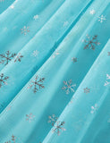 Sequined Snow Mesh Long Sleeve Dress - Mini Berni