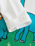 Unisex Dinosaur Friends Printed Long Sleeve T-shirt - Mini Berni
